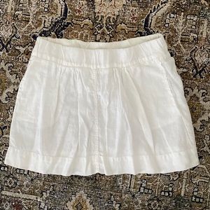 Michael Stars White Linen Skirt, Size M
